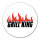 Aufkleber Grill King Flammen 10cm Sticker