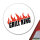 Aufkleber Grill King Flammen 10cm Sticker