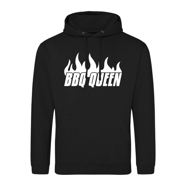 Unisex Hoodie BBQ Queen Flammen Größe S-3XL