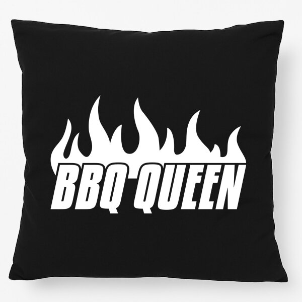 Kissen BBQ Queen Flammen 40x40cm