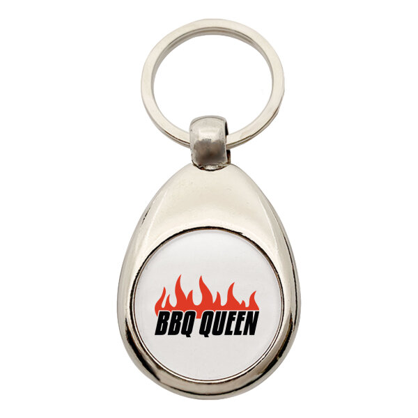 Schlüsselanhänger BBQ Queen Flammen