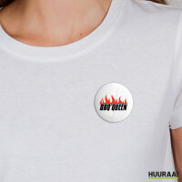 Button BBQ Queen Flammen