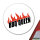 Aufkleber BBQ Queen Flammen 10cm Sticker