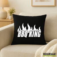 Kissen BBQ King Flammen 40x40cm