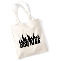 Jutebeutel BBQ King Flammen 10 Liter