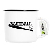 Emaille Tasse Baseball Baseballschläger 300ml...