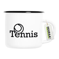 Emaille Tasse Tennis Ball 300ml Vintage Emaille Becher