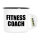 Emaille Tasse Fitness Coach Training 300ml Vintage Emaille Becher