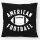 Kissen American Football Ball 40x40cm