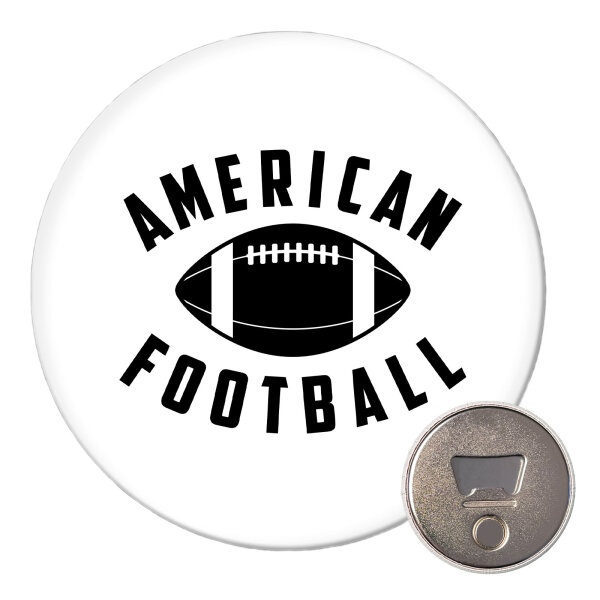 Magnet American Football Ball 59mm Kühlschrankmagnet Flaschenöffner
