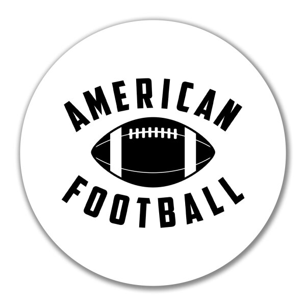 Aufkleber American Football Ball 10cm Sticker