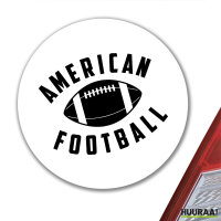 Aufkleber American Football Ball 10cm Sticker