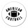 Aufkleber American Football Ball 10cm Sticker