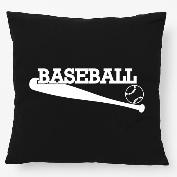 Kissen Baseball Baseballschläger 40x40cm
