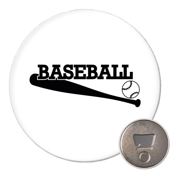 Magnet Baseball Baseballschläger 59mm Kühlschrankmagnet Flaschenöffner