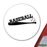 Aufkleber Baseball Baseballschläger 10cm Sticker