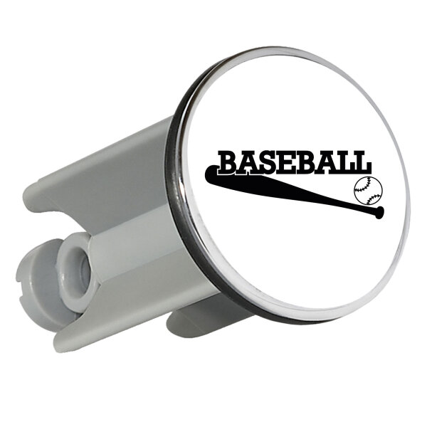 Waschbeckenstöpsel Baseball Baseballschläger 4cm Abflussstopfen