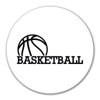 Aufkleber Basketball Ball 10cm Sticker