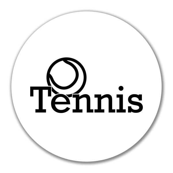 Aufkleber Tennis Ball 10cm Sticker