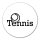 Aufkleber Tennis Ball 10cm Sticker