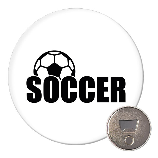 Magnet Soccer Ball 59mm Kühlschrankmagnet Flaschenöffner