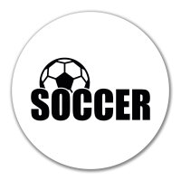 Aufkleber Soccer Ball 10cm Sticker
