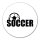 Aufkleber Soccer Ball 10cm Sticker