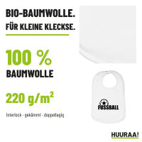 Lätzchen Fussball, doppellagig