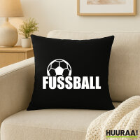 Kissen Fussball Ball 40x40cm