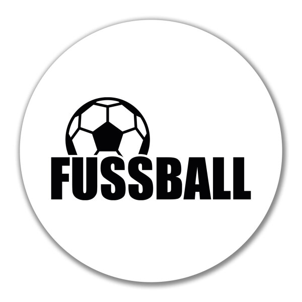 Aufkleber Fussball Ball 10cm Sticker