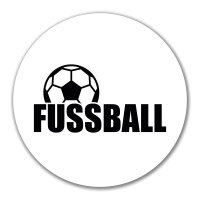 Aufkleber Fussball Ball 10cm Sticker