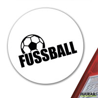 Aufkleber Fussball Ball 10cm Sticker