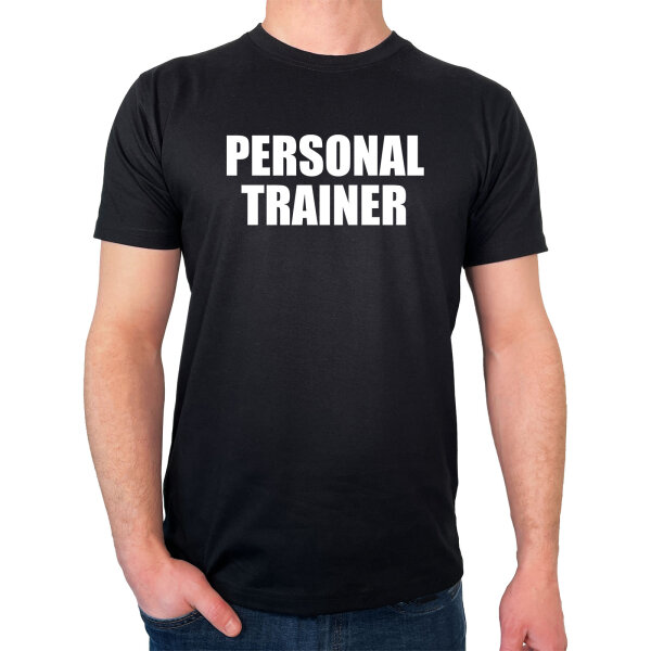 Herren T-Shirt Personal Trainer Training Größe S-3XL