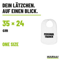 Lätzchen Personal Trainer Training, doppellagig