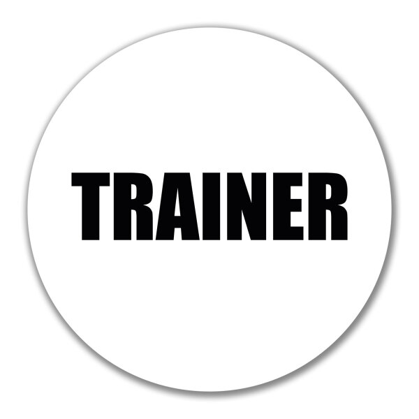 Aufkleber Trainer Training 10cm Sticker