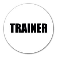 Aufkleber Trainer Training 10cm Sticker
