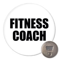Magnet Fitness Coach Training 59mm Kühlschrankmagnet...