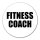 Aufkleber Fitness Coach Training 10cm Sticker