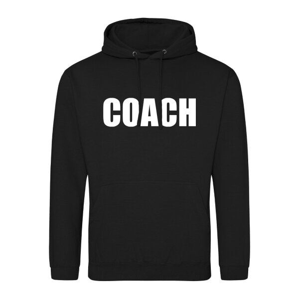 Unisex Hoodie Coach Training Größe S-3XL