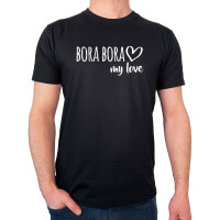 Herren T-Shirt Bora Bora my love Größe S-3XL