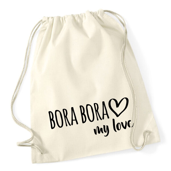 Turnbeutel Bora Bora my love 12 Liter