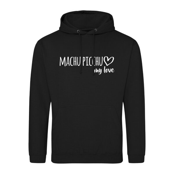 Unisex Hoodie Machu Picchu my love Größe S-3XL