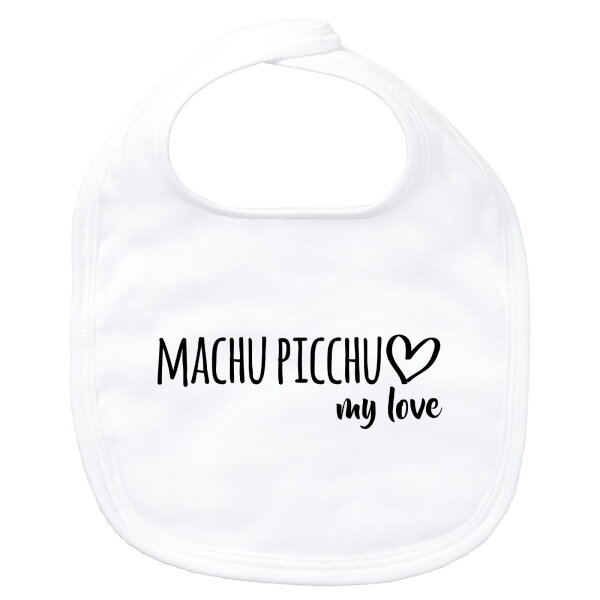 Baby Lätzchen Machu Picchu my love