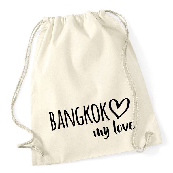 Turnbeutel Bangkok my love 12 Liter