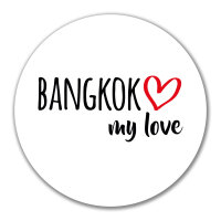 Aufkleber Bangkok my love 10cm Sticker