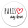 Aufkleber Paris my love 10cm Sticker