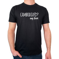 Herren T-Shirt Cambodia my love