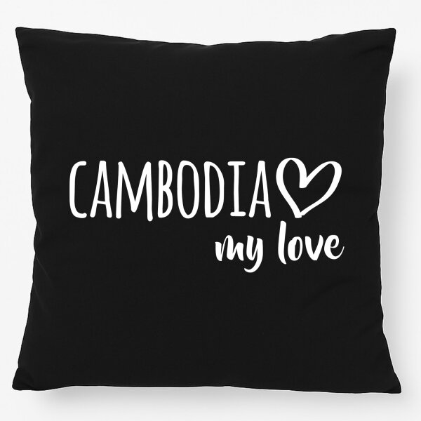 Kissen Cambodia my love 40x40cm