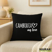 Kissen Cambodia my love 40x40cm