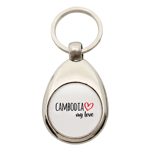 Schlüsselanhänger Cambodia my love